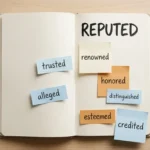 synonyms for reputed