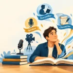 synonyms for narrator