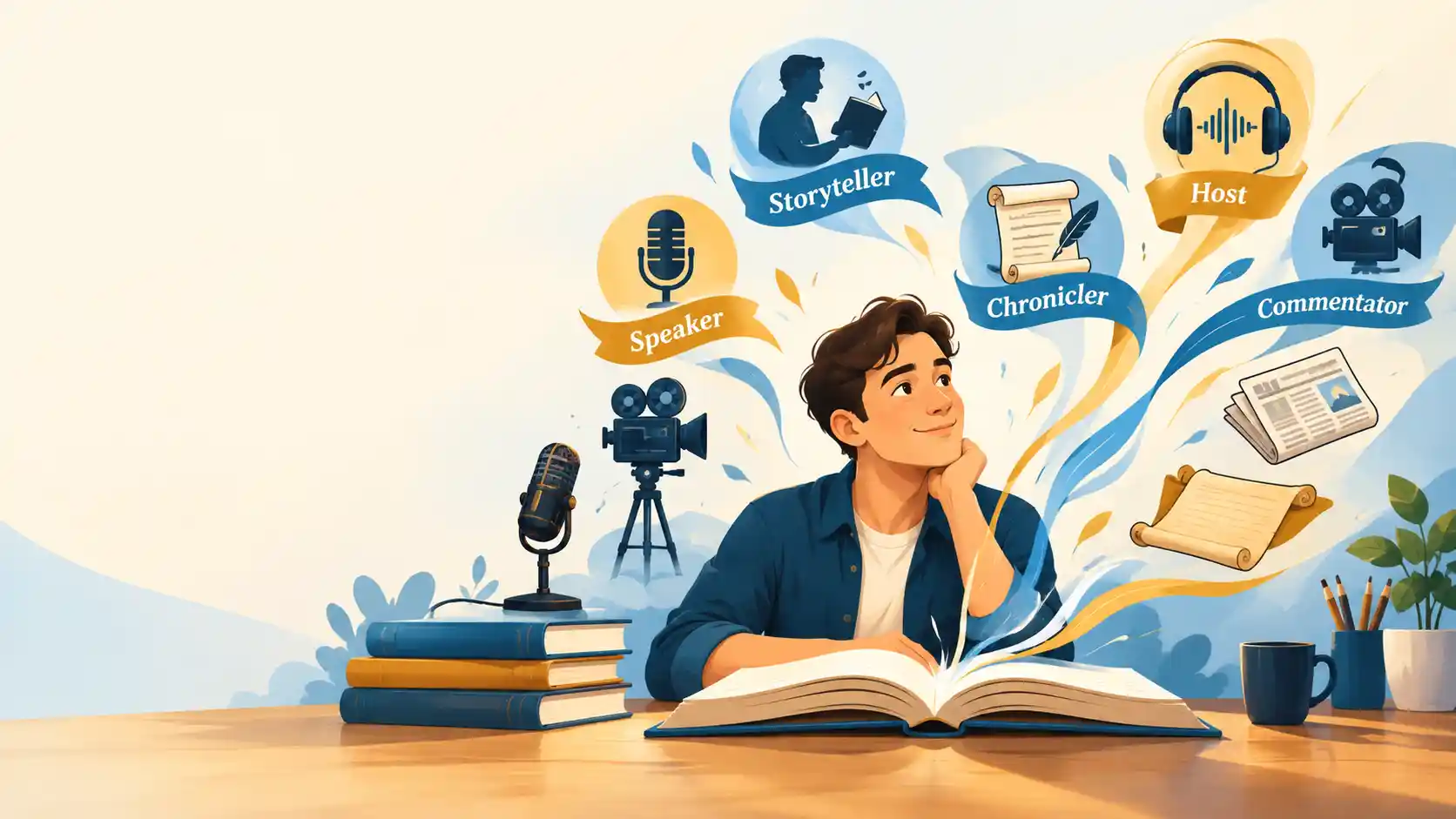 synonyms for narrator