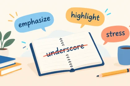 synonyms for underscore
